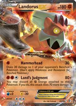 Landorus EX 89/149 Pokémon card from Boundaries Crossed for sale at best price