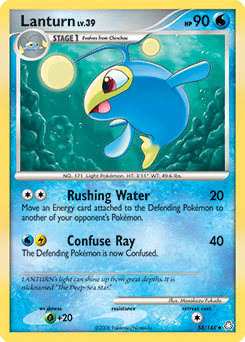 Lanturn 58/146 Pokémon card from Legends Awakened for sale at best price