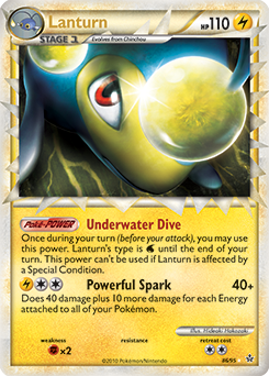 Prime Pokémon Pokémon card Lanturn 86/95 from Unleashed expansion