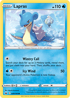 Lapras 29/198 Pokémon card from Chilling Reign for sale at best price