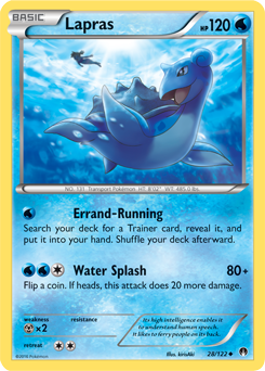 Lapras 28/122 Pokémon card from Breakpoint for sale at best price