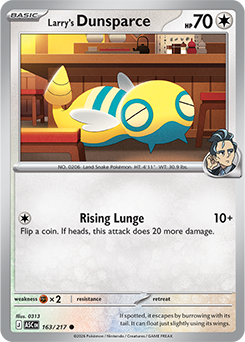 Carte Pokémon Communes Insolourdo d'Okuba 163/217 de la série Héros Transcendants
