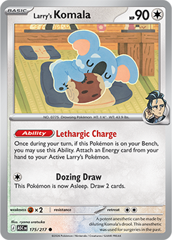 Carte Pokémon Communes Dodoala d'Okuba 175/217 de la série Héros Transcendants