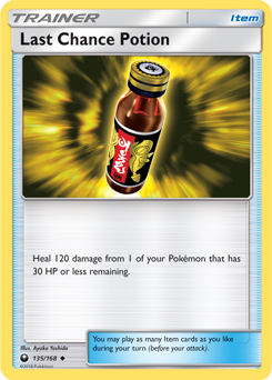 Last Chance Potion 135/168 Pokémon card from Celestial Storm for sale at best price
