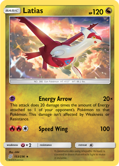 Latias 153/236 Pokémon card from Unified Minds for sale at best price