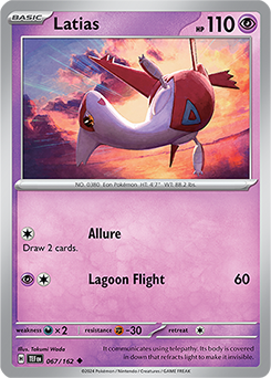 Latias 67/162 Pokémon card from Temporal Forces for sale at best price