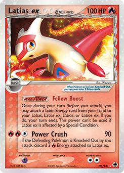 Carte Pokémon Latias ex 95/101 de la série Ex Île des Dragons en vente au meilleur prix