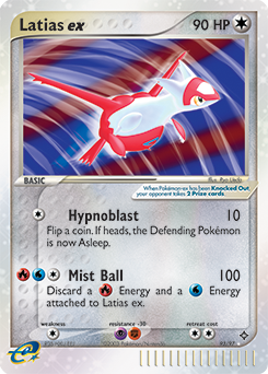 Carte Pokémon Pokémon ex Latias ex 93/97 de la série Ex Dragon