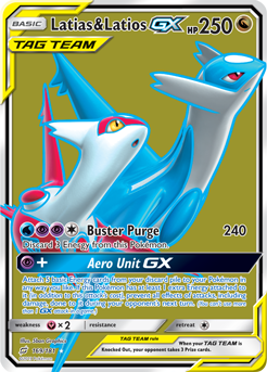 Latias Latios GX 169/181 Pokémon card from Team Up for sale at best price