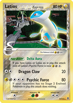 Latios 9/113 Pokémon card from Ex Delta Species for sale at best price