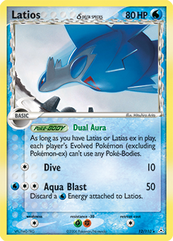 Carte Pokémon Latios 12/110 de la série Ex Fantômes Holon en vente au meilleur prix