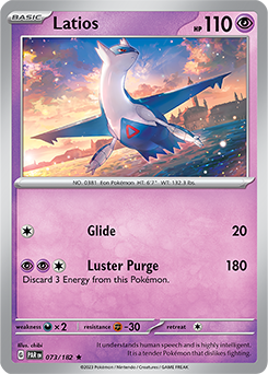 Latios 73/182 Pokémon card from Paradox Rift for sale at best price