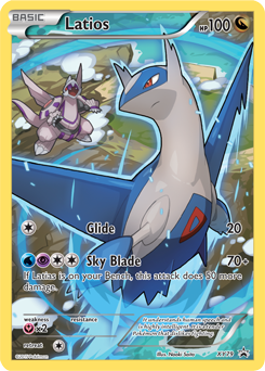 Promo Pokémon card Latios XY79 from XY Promos expansion
