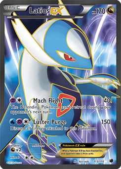 Latios EX 113/116 Pokémon card from Plasma Freeze for sale at best price