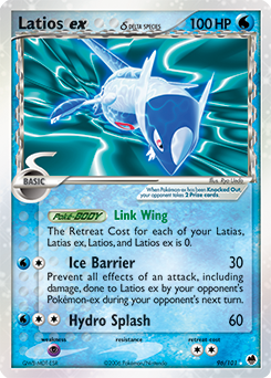 Latios EX 96/101 Pokémon card from Ex Dragon Frontiers for sale at best price