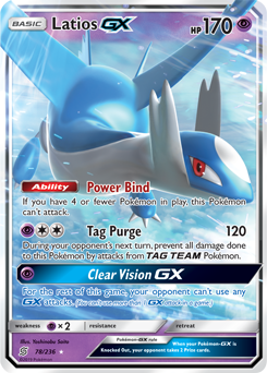 Latios GX 78/236 Pokémon card from Unified Minds for sale at best price