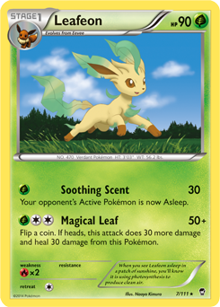 Leafeon 7/111 Pokémon card from Furious Fists for sale at best price