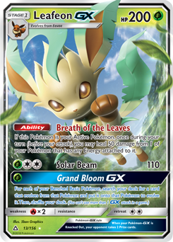 Leafeon GX 13/156 Pokémon card from Untra Prism for sale at best price