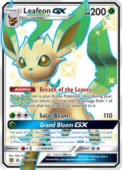 Leafeon GX SV46/SV94 Pokémon card from Hidden Fates for sale at best price