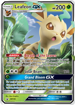 Leafeon GX SM146 Pokémon card from Sun and Moon Promos for sale at best price