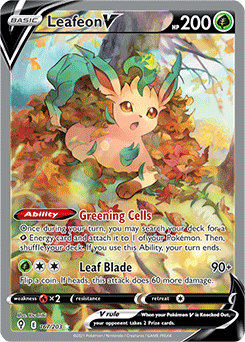Leafeon V 167/203 Pokémon card from Evolving Skies for sale at best price