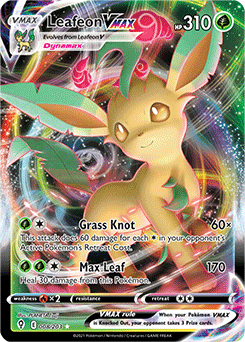 Leafeon VMAX 8/203 Pokémon card from Evolving Skies for sale at best price