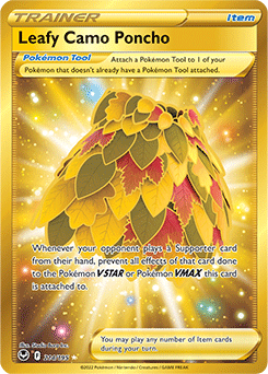 Leafy Camo Poncho 214/195 Pokémon card from Silver Tempest for sale at best price