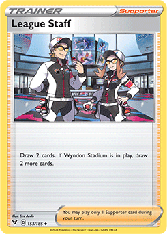 League Staff 153/185 Pokémon card from Vivid Voltage for sale at best price