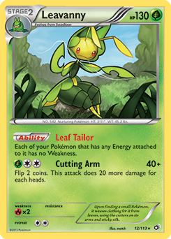 Leavanny 12/113 Pokémon card from Legendary Treasures for sale at best price