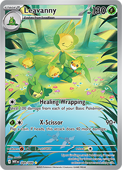 Illustration rare Pokémon card Leavanny 89/86 from White Flare expansion
