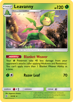 Leavanny 9/236 Pokémon card from Unified Minds for sale at best price