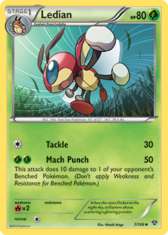 Ledian 7/146 Pokémon card from X&Y for sale at best price