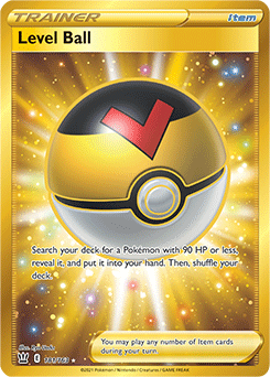 Level Ball 181/163 Pokémon card from Battle Styles for sale at best price