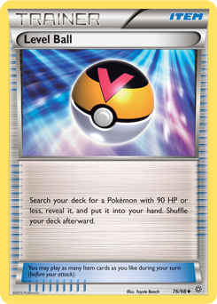 Level Ball 76/98 Pokémon card from Ancient Origins for sale at best price