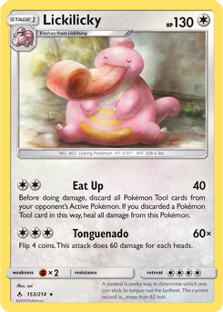 Lickilicky 153/214 Pokémon card from Unbroken Bonds for sale at best price