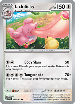 Lickilicky 125/162 Pokémon card from Temporal Forces for sale at best price