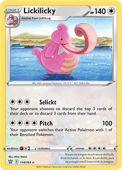Lickilicky 114/163 Pokémon card from Battle Styles for sale at best price