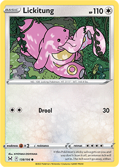 Lickitung 138/196 Pokémon card from Lost Origin for sale at best price
