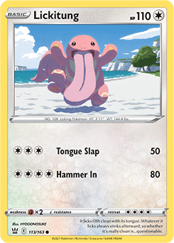 Lickitung 113/163 Pokémon card from Battle Styles for sale at best price