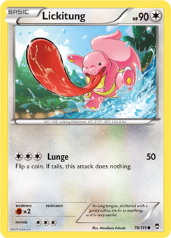 Lickitung 78/111 Pokémon card from Furious Fists for sale at best price