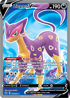 Liepard V 180/198 Pokémon card from Chilling Reign for sale at best price