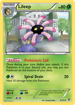 Lileep 3/101 Pokémon card from Plasma Blast for sale at best price