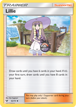 Lillie 62/73 Pokémon card from Shining Legends for sale at best price