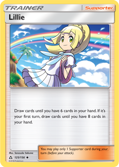 Lillie 125/156 Pokémon card from Untra Prism for sale at best price