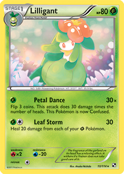 Lilligant 10/114 Pokémon card from Black & White for sale at best price