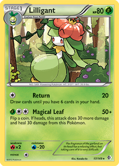 Lilligant 17/149 Pokémon card from Boundaries Crossed for sale at best price