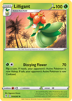 Lilligant 10/203 Pokémon card from Evolving Skies for sale at best price