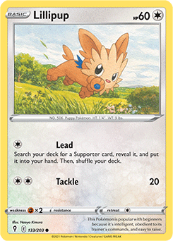 Lillipup 133/203 Pokémon card from Evolving Skies for sale at best price
