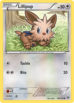 Lillipup 108/146 Pokémon card from X&Y for sale at best price