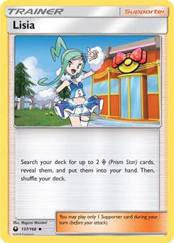 Lisia 137/168 Pokémon card from Celestial Storm for sale at best price